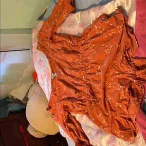 pretty flower short jumpsuit